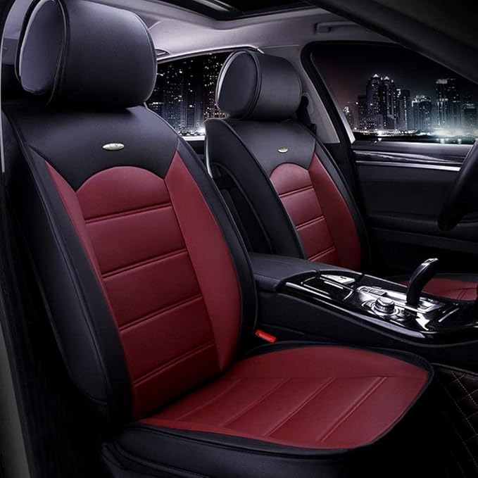 通用皮革汽车座椅套全套装适合轿车 suv 皮卡车前后座椅套耐磨人造革