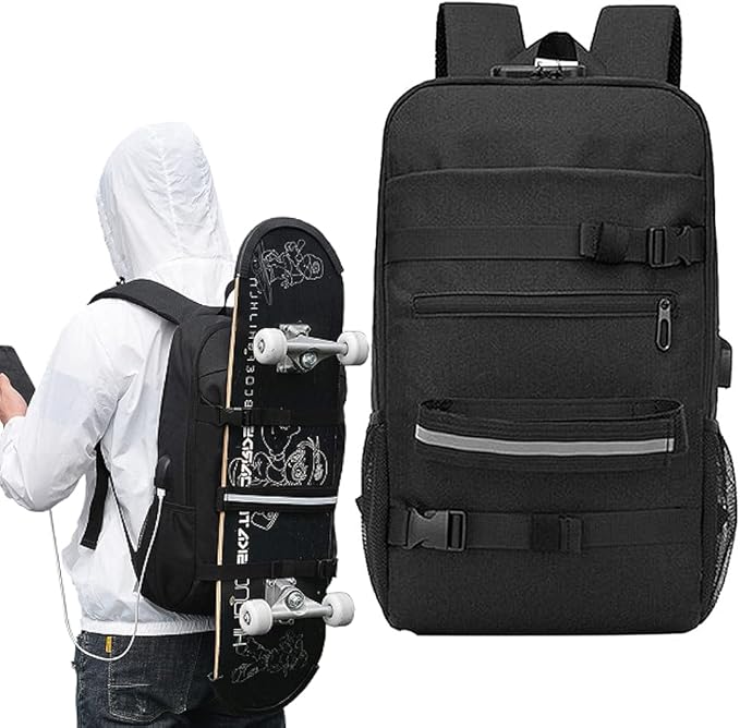 滑板背包长板携带包男士女士休闲滑板旅行包