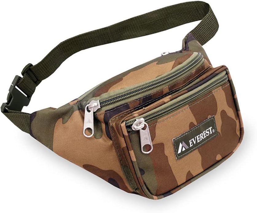 everest woodland 迷彩大号腰包