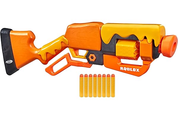 lever action 飞镖枪,旋转8发飞镖,8发nerf elite 飞镖,解锁游戏中的