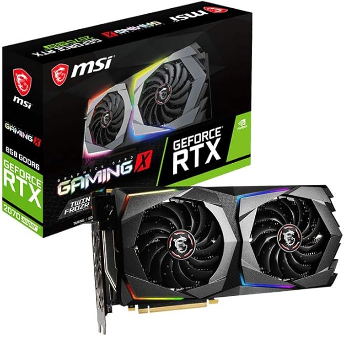 msi 微星-msi gaming geforce rtx 2070 super 8gb gdrr6 256-bit