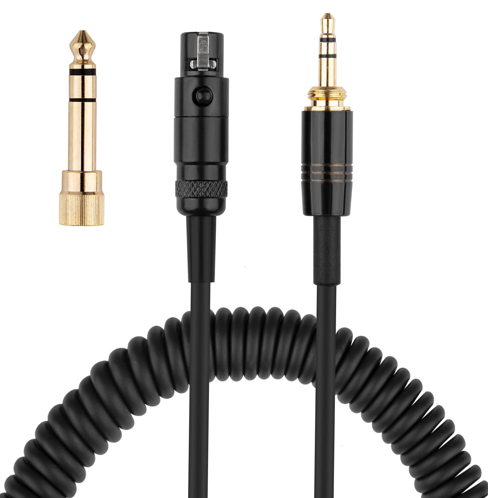 K702 Cable winding auxiliary cable replacement is suitable for AKG Q701, K712, K240, K240S, K240 MK II, K141, K171, K181, K271S, K271 MK II, K241, K175, K275 headphone 6 audio cables.35 Millimeter ada