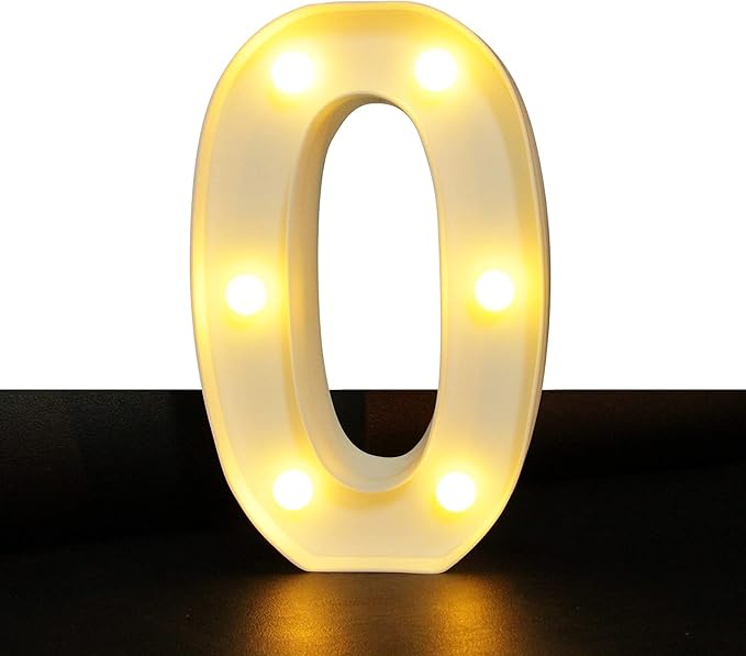 led marquee 数字灯白色塑料侯爵数字标志夜灯婚礼生日派对装饰