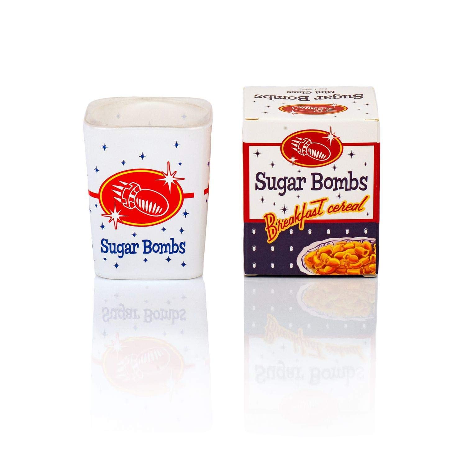 Just Funky Fallout Sugar Bombs 早餐谷物方形玻璃56 7 毫升酒杯 亚马逊中国 厨具