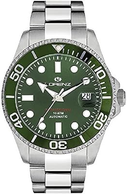 44lorenz 男士 指针 石英手表 不锈钢表带 030189aa库存中仅剩 1 件.