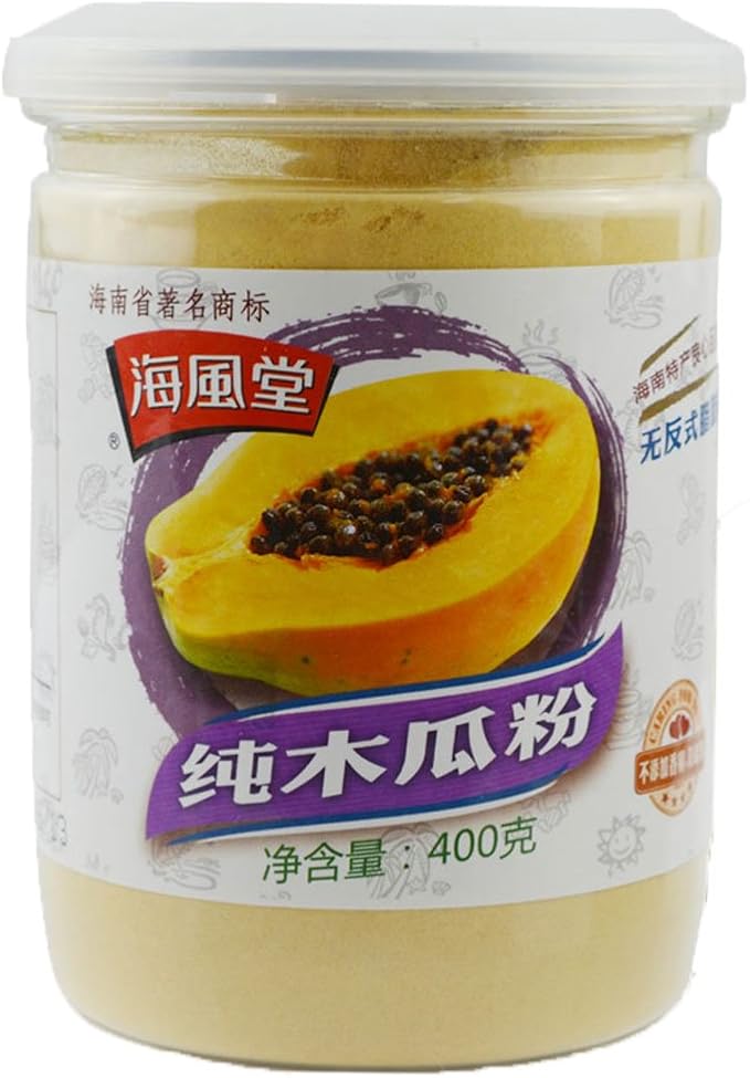 海风堂 海南特产 纯木瓜粉400克 绿色健康饮品 : 亚马逊中国: 食品