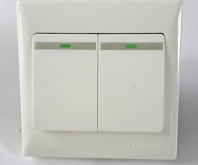 lqngn 世通朗能 nb8.0系列二开单控 白色 nb8.0-002