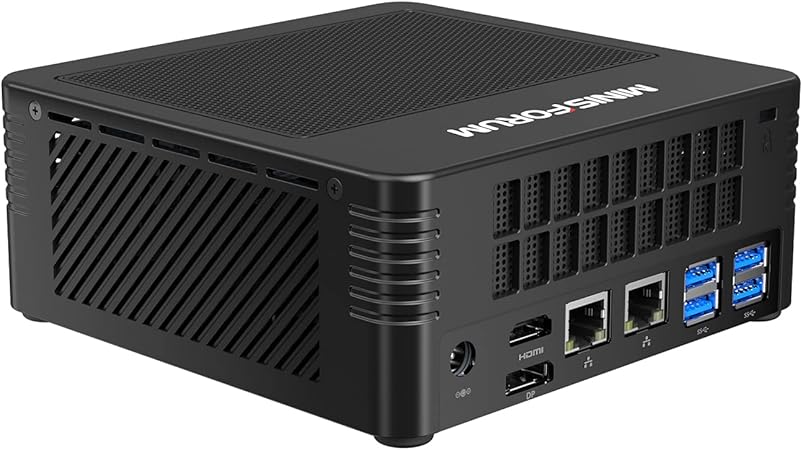 Minisforum X400 Mini Pc Amd Ryzen 7 Pro 4750g Windows 10 Pro 8c 16t 台式电脑 Ddr4 16g Ram 512g Ssd Hdmi 2 0 Dp 4k 60hz 输出 2x Rj45 端口 4x Usb3 0 端口 Wifi6 Ax200 Bt5 1 Radeon 显卡tower Pc 价格报价图片评测多少钱