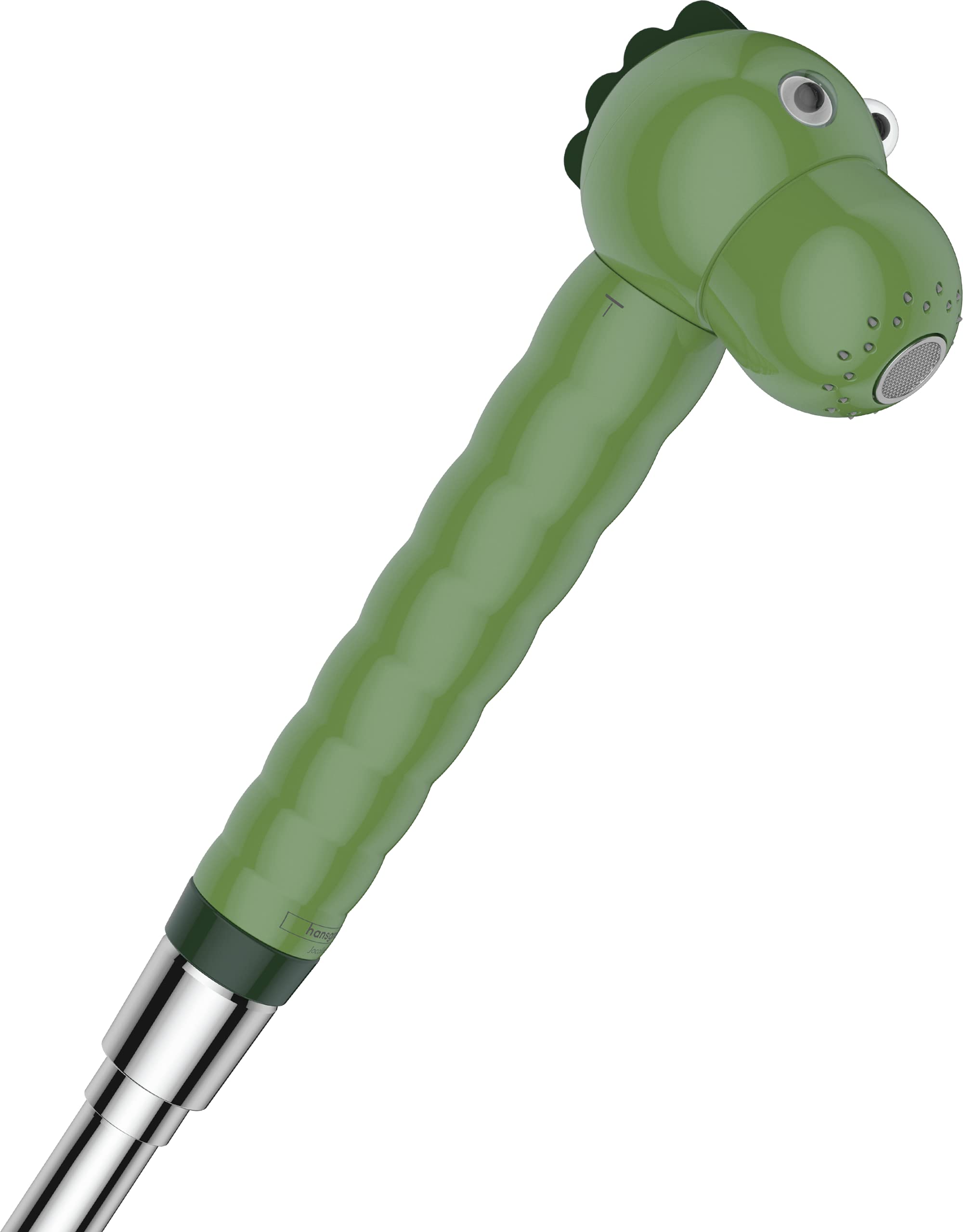 hansgrohe children hold a sprinkler model crocodile