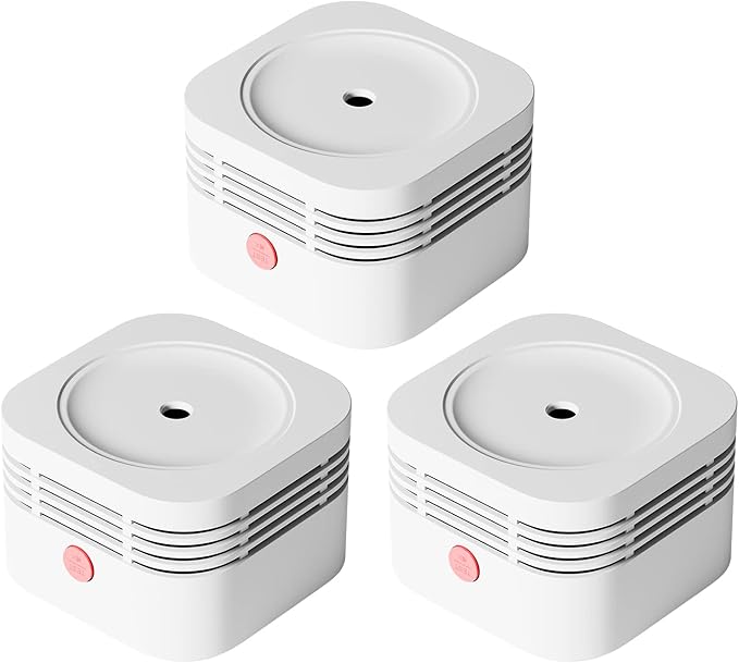 aegislink 烟雾探测器,带光电传感器,10 年电池烟雾报警器,双胶带