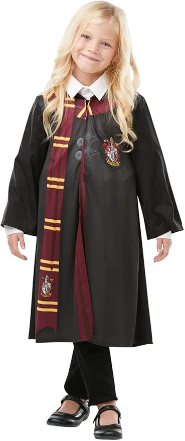rubie&#39;s 官方哈利波特格兰芬多印花长袍服装 little kid