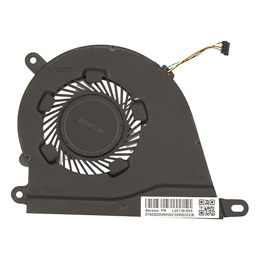 适用于 tpn-q242 的笔记本电脑 cpu 散热风扇替换件 适用于 hp 15-dy