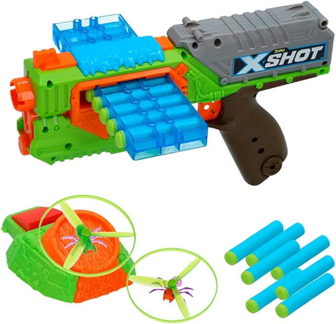 彩色婴儿枪 swarm sekker 和昆虫发射器 射击虫攻击,多色玩具,亚马逊