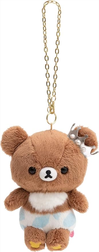 san-x 轻松熊 不要让中国洛克熊变大 动物毛绒玩具 中国洛伊小熊 my