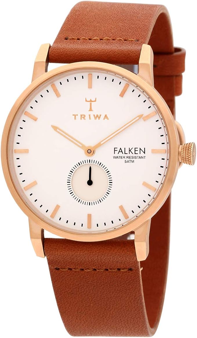 triwa 瑞典品牌 falken系列 石英男女适用手表 fast101-brownc(亚马逊