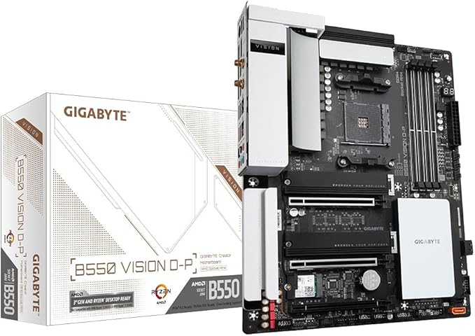gigabyte 技嘉 b550 vision d-p atx 主板 适用于 amd am4 cpu