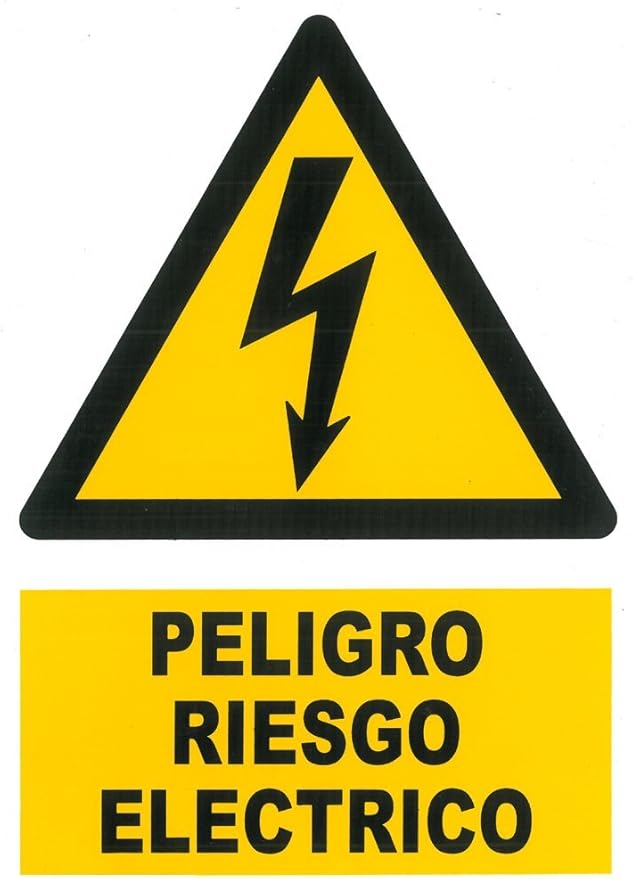 wurko 9141"danger riesgo electric" 标志