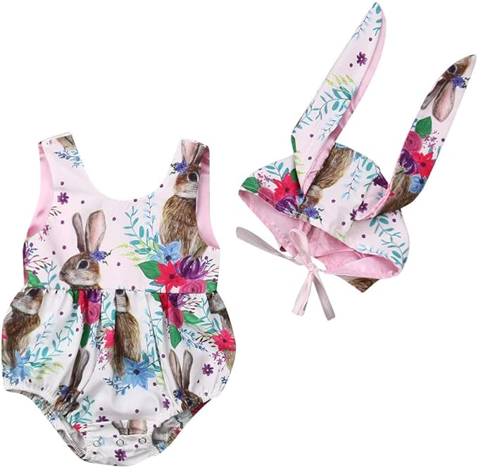 Jyyybf 女婴复活节连身衣女孩沙滩裙儿童服装套装 White B 0 6 个月 Jyyybf 服饰箱包 亚马逊中国