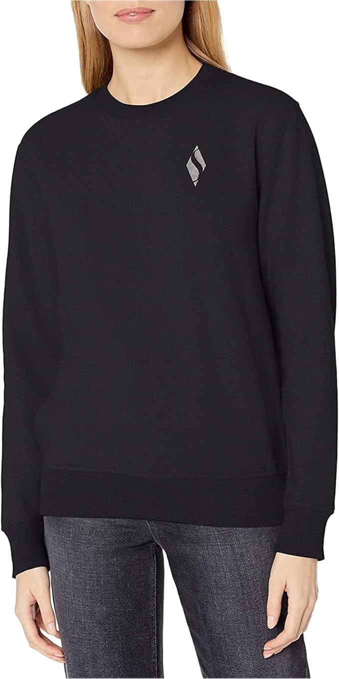 skechers 斯凯奇 女式菱形标志圆领套头运动衫