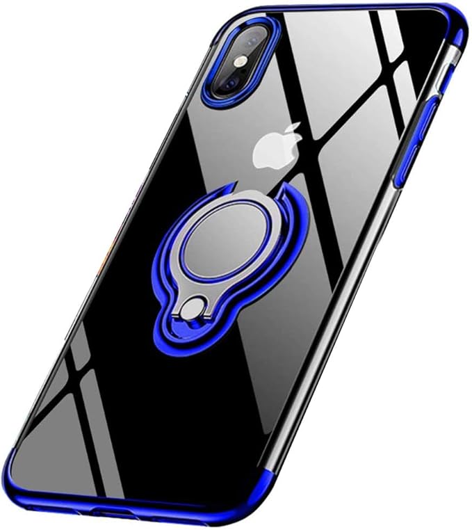 jaligel iphone x,iphone xs 360 度旋转环形支架外壳(使用磁性汽车