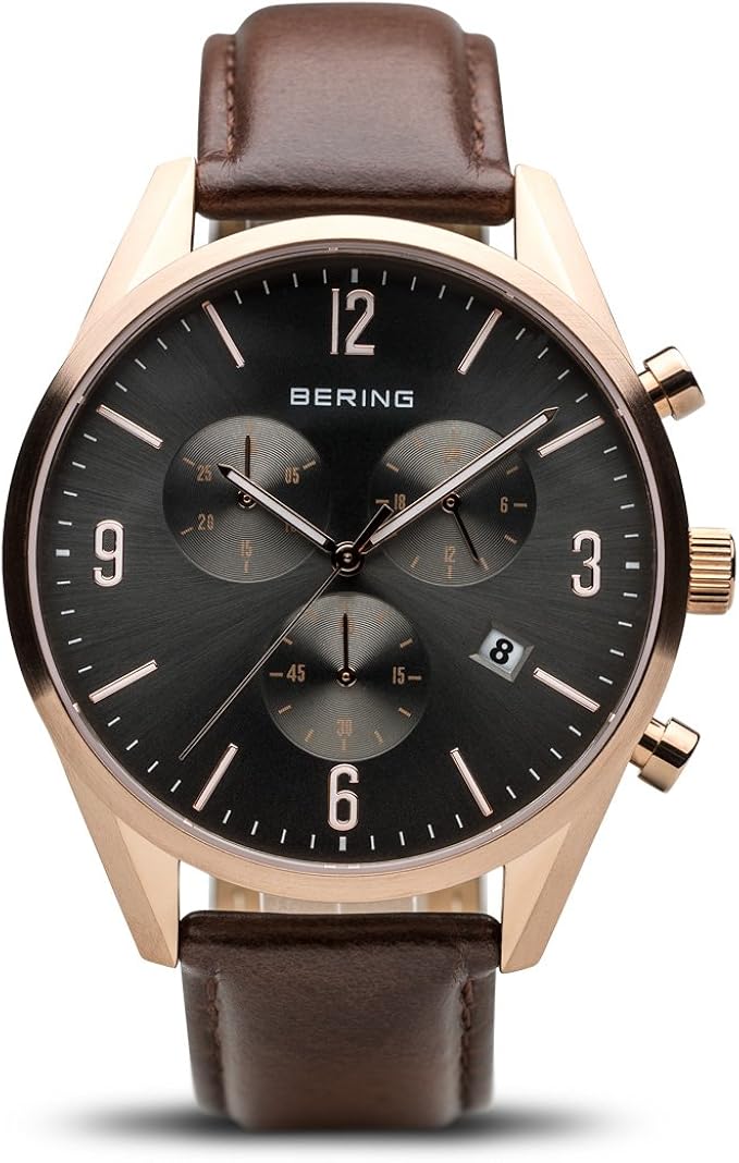 bering 丹麦品牌 经典系列 石英男士手表 10542-562 : 亚马逊中国