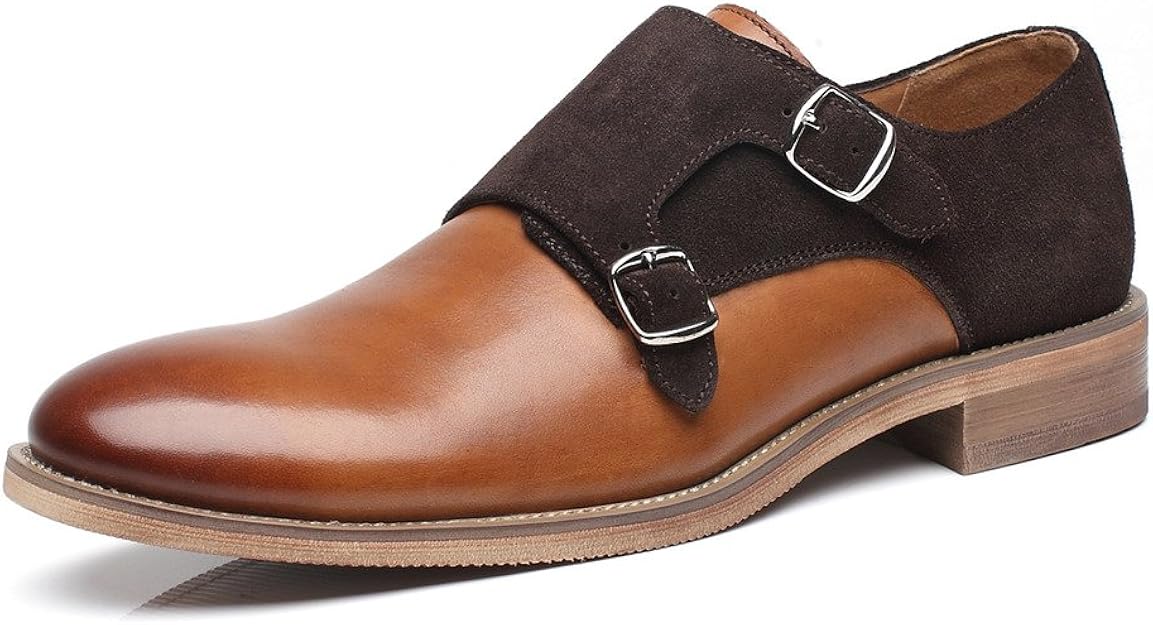 lamilano男式皮革双层僧舞乐福鞋