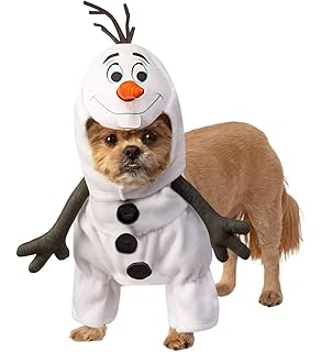 rubies disney:冰雪奇缘 2 雪宝宠物服装,小号