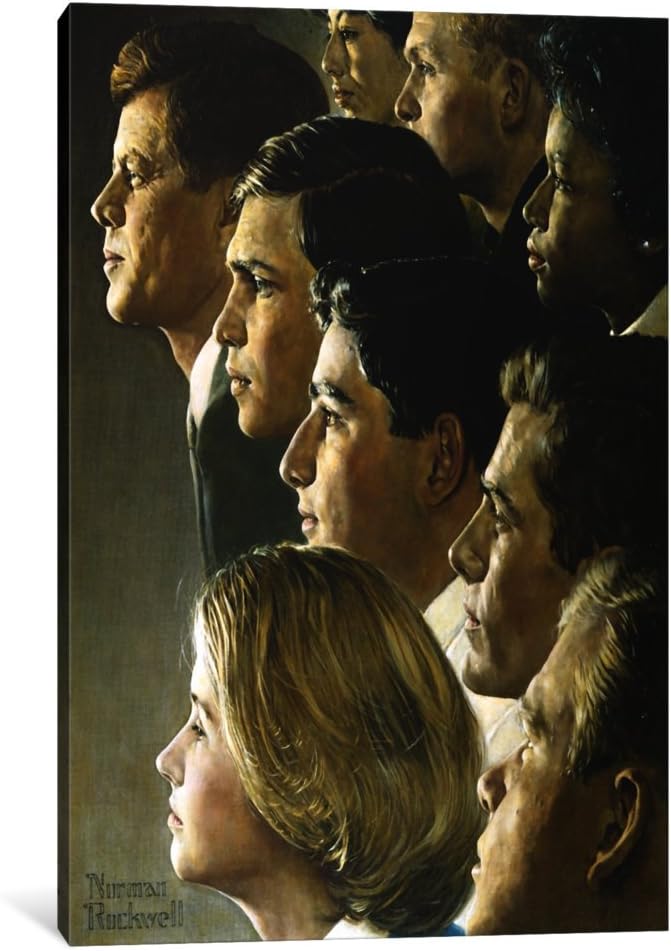 icanvasart the peace corps canvas print by norman rockwell, 12