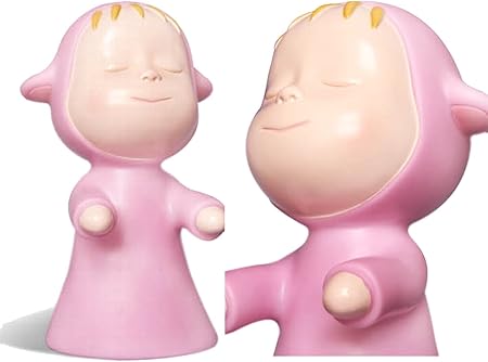 梦游娃娃大号粉红色日本奈良美智作品 经典蜗居动态版 成人玩具减压玩具 成人玩具创意玩具玩具 亚马逊中国