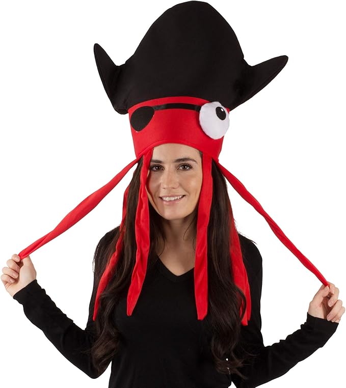 趣味派对帽 squid 帽子 - 有趣且疯狂帽子 多种款式