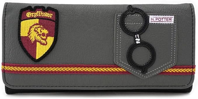 Loungefly 哈利波特格兰芬多仿皮三折钱包 Loungefly 服饰箱包 亚马逊中国