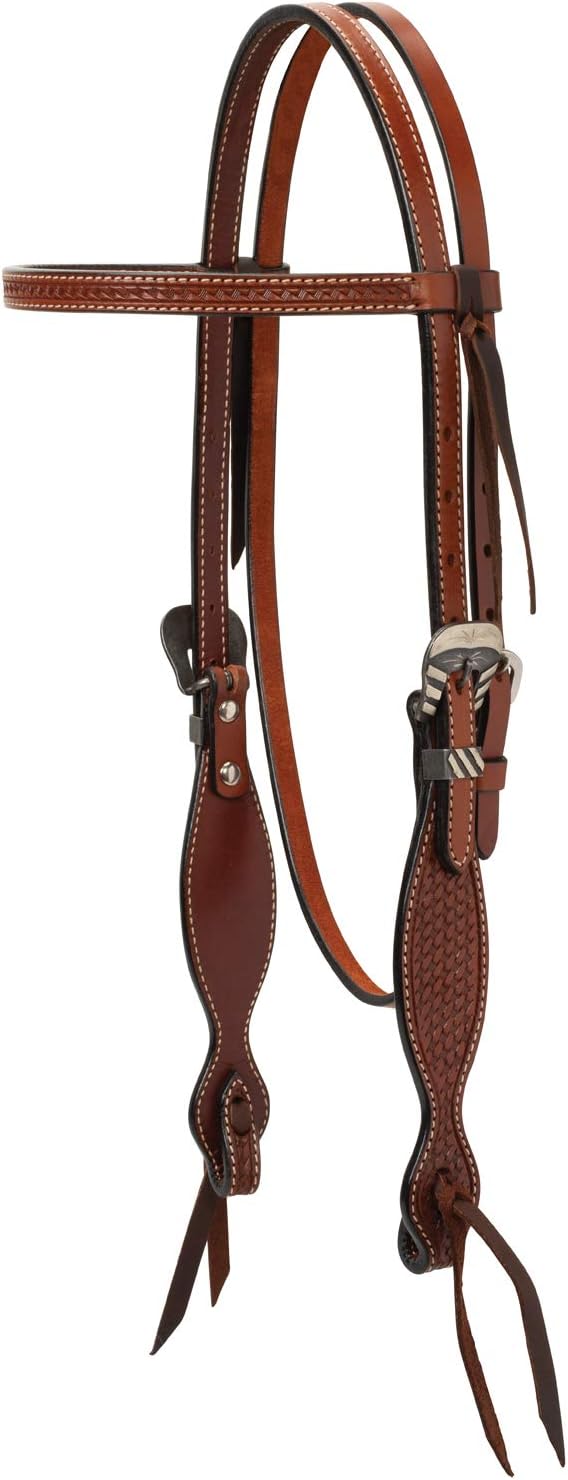 绿松石十字架编织工艺 1.59 cm 棕带头套