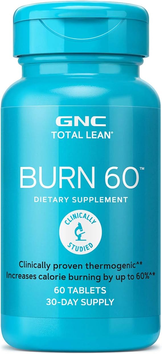 GNC Total Burn Thermogenic Nutritional Supplement, Cinnamon Flavored