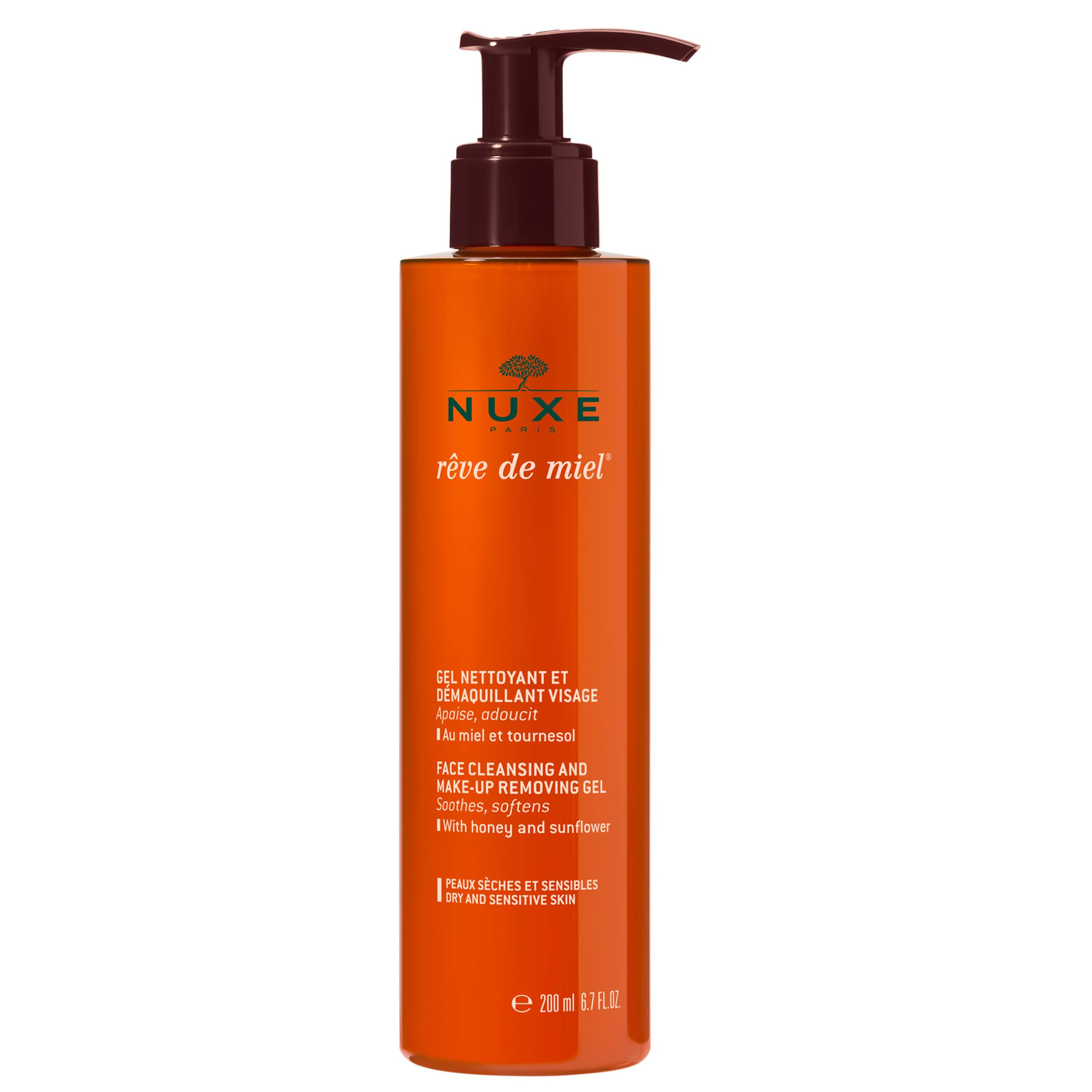 Nuxe Paris Reve De Miel Cleansing Gel, 200 ml, 6.7 oz.