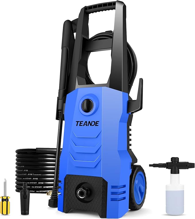teande 高压清洗机 3600psi 电动清洗机 1900w 高压清洗机 专业清洗机