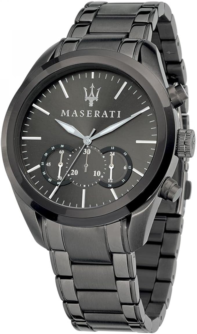 maserati 男式计时石英手表不锈钢表链 - r8873612002