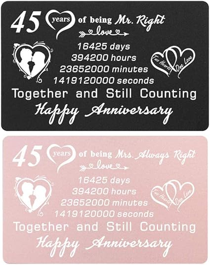 45 周年结婚纪念日可爱礼物 45 年蓝宝石结婚纪念日送给情侣朋友的 佳礼物 亚马逊中国 办公用品 45 周年结婚纪念日可爱礼物 45 年蓝宝石结婚纪念日送给情侣朋友的 佳礼物 亚马逊中国 办公用品