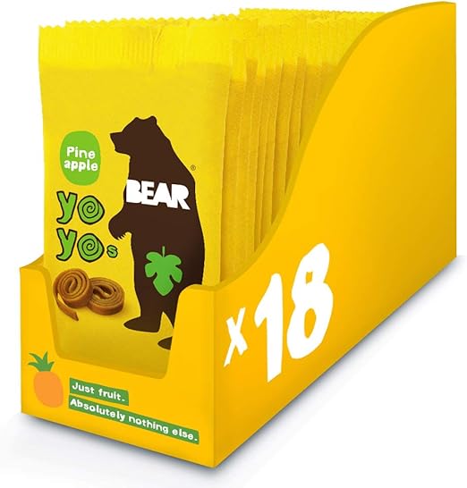 bear fruit yoyos pineapple 18 x 20g