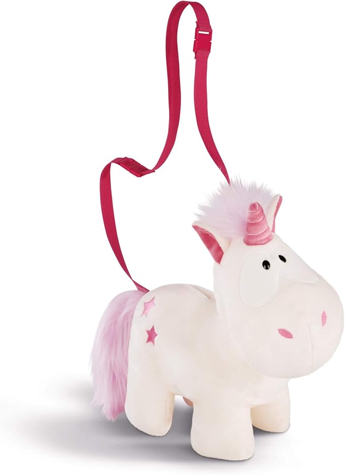 nici 43264 3d 肩包 独角兽神域图案 23 x 34 x 12 厘米 白色 / 粉色