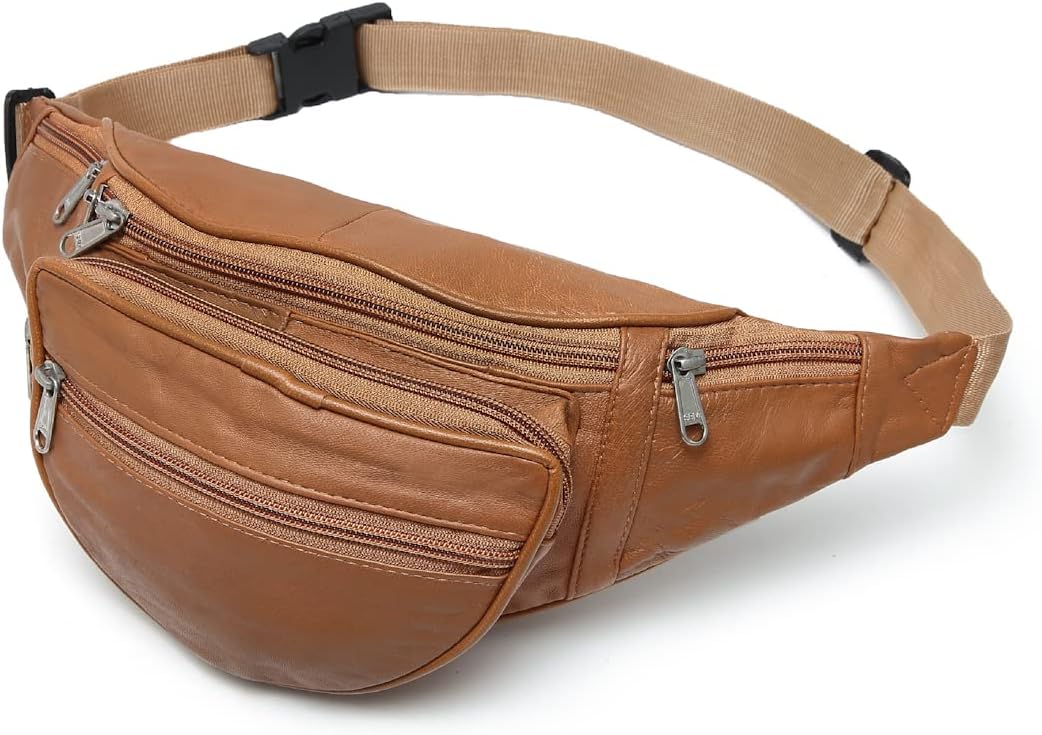 小尺寸腰包 | 小号多口袋迷你腰包 适用于户外和旅行 | 可调节腰带包