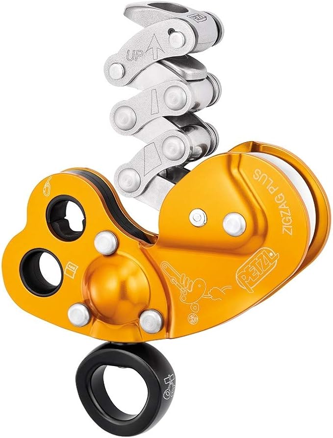 petzl 中性 – 成人 zigzag plus 配件用于攀岩,黄色,单色