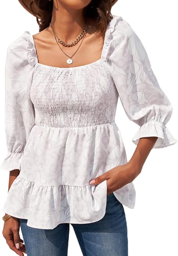 女式夏季上衣和衬衫带褶边高领荷叶边背心 t 恤