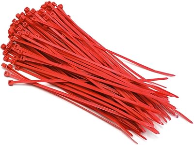 hellermanntyton t50r2m4ul 8 英寸红色plenum ul 额定电缆扎带