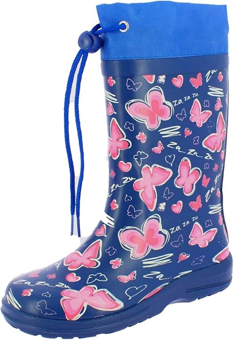 beck 女童蓝色夏季雨靴