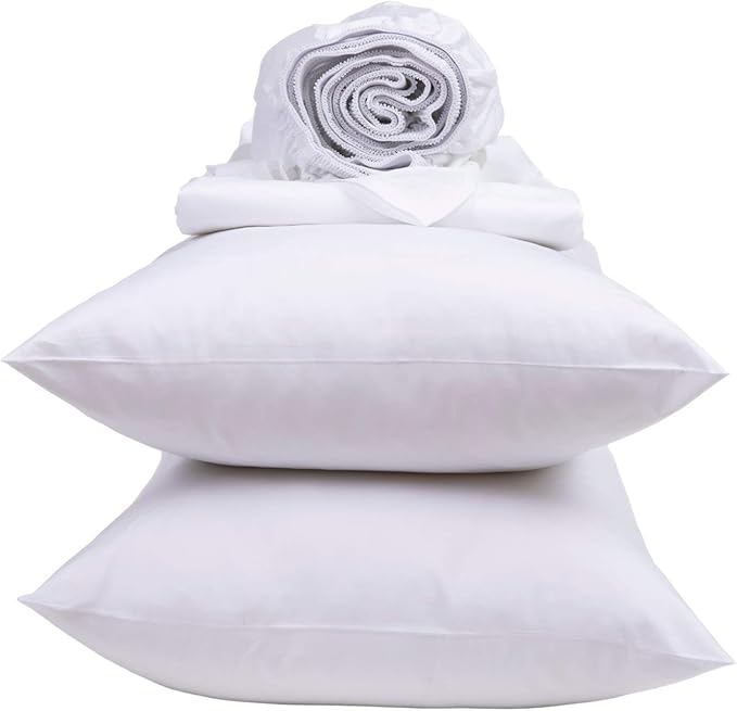 sweave supima 棉高级床单 | 奢华 500 支 | 4 件套 | 透气,凉爽,清爽