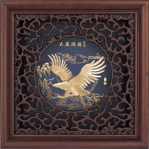 永隆金号 大展鸿图立体金箔画 现代客厅简约装饰画 创意家居饰品 挂画