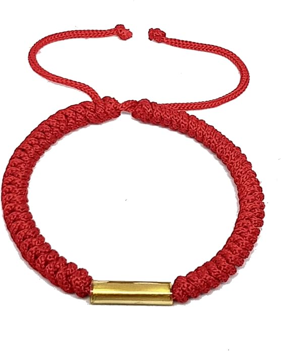 origin siam 手工制作幸运西藏曼德结绳手链 | 可调节绳索护身符腕带