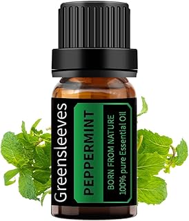 greensleeves 薄荷精油,* 纯净,未稀释的*薄荷芳香*扩散器油 10ml