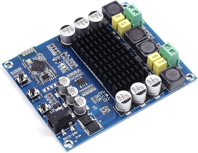 xh-m548 数字放大板 2x120w 蓝牙双通道数字放大器模块蓝牙扬声器板