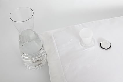 亚马逊进口直采 Mediflow 美的宝纤维填充安眠水枕头 两只装 Mediflow Original Waterbase Pillow 价格报价图片